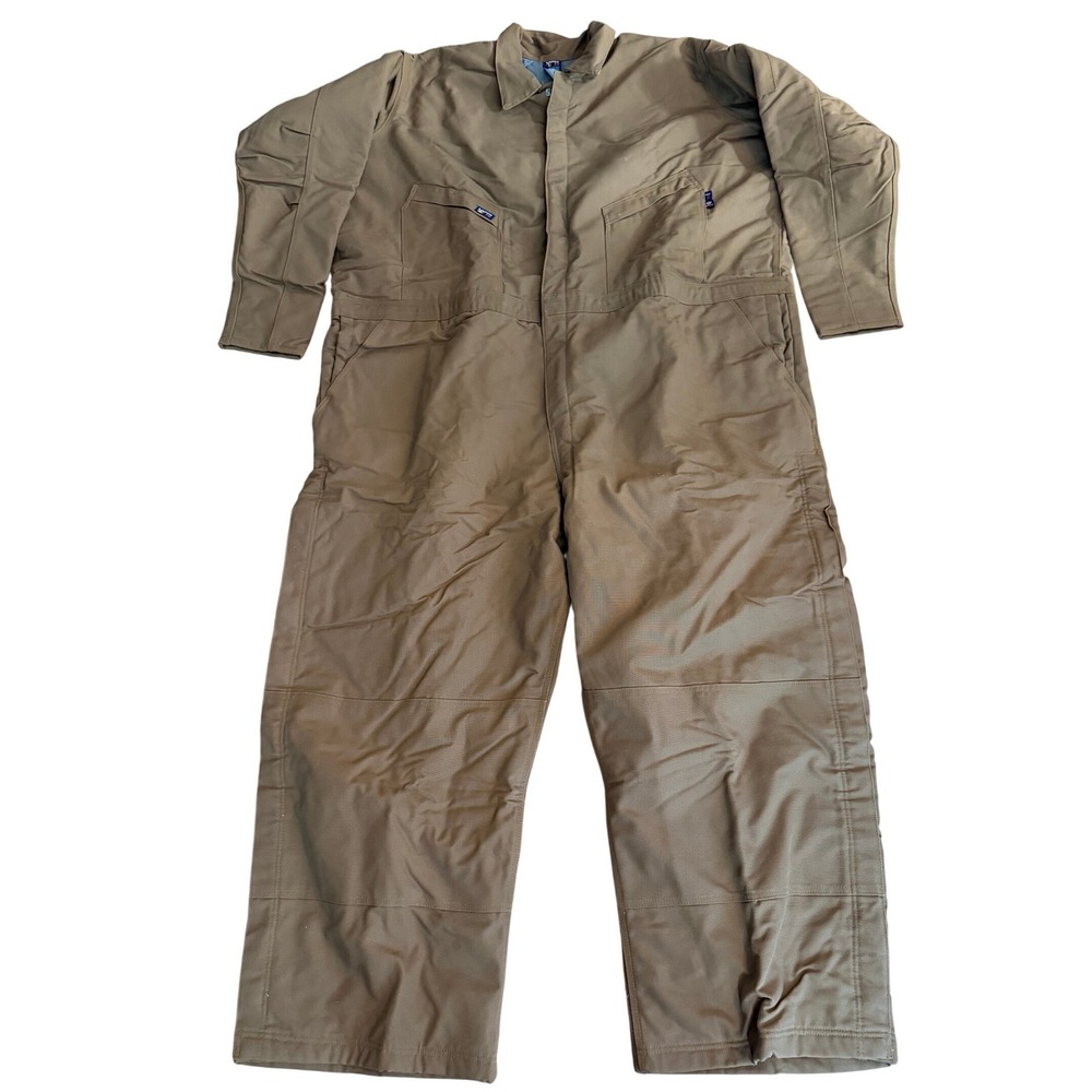 Lapco FR Tan Flame‎ Resistant Utility Coveralls Plus Size Men 6XL